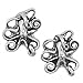 Corinna-Maria 925 Sterling Silver Octopus Earrings Studs Tiny Mini Stainless Steel Posts and Backs