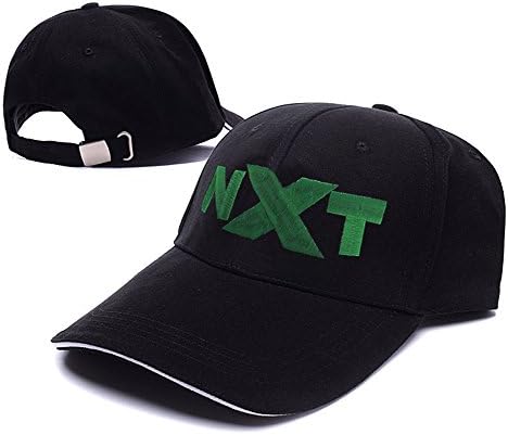 HEJIAXIN NXT Logo Adjustable Baseball Caps Unisex Snapback Embroidery Hats - Black/Green