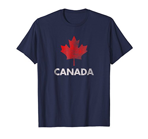 Vintage Retro Canadian Maple Leaf Shirt Canada Flag T-shirt