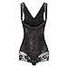 KSKshape Seamless Body Shaper Open Bust Shapewear Tummy Slimmer Bodysuit for women,Black,Medium(Fits Wasit 27-28inch)