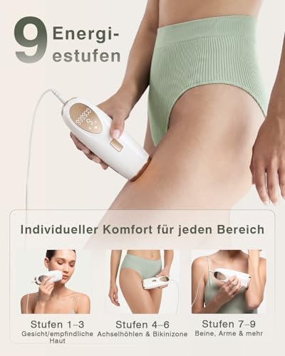 TIIMAGIC IPL Devices Hair Removal - Painless Hair Removal Device | 5°C ice cooling contact, long-lasting results, 86% hair reduction in 3 weeks for body, face, bikini, armpits, legs