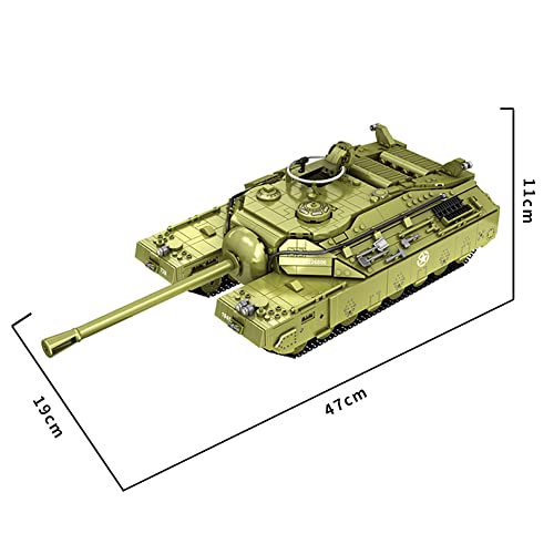 MISINI Panlos 628010 T28 Heavy Tank Building Kit, WWII Military Tank