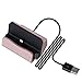 iMoreGro Phone Dock Charging Stand Dock Station Compatible with Phone XS/X/8/8 Plus/7/7Plus/6/6 Plus/6s/6s Plus/5/SE(Rose Gold)