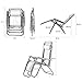 FDW New Zero Gravity Chairs Case of 2 Lounge Patio Chairs Outdoor Yard Beach,Sunbathing,Foldable,Alloy Steel