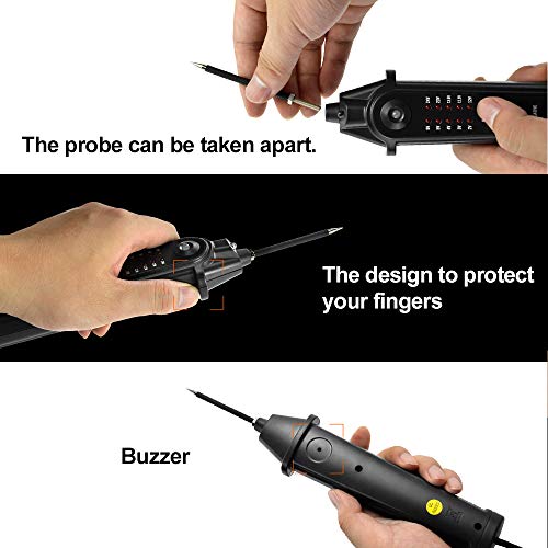 ALLOSUN Electric Circuit Tester Multi-Function Automotive Tester Auto Electrical System Diagnosis Test (EM287)