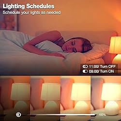 Smart Light Bulb with Remote, A19 9W