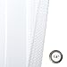 jinchan White Curtains for Living Room Waffle Weave Window Curtains Drapes Grommet Privacy Curtain Panels for Bedroom 95 Inches Length 2 Panels