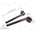 Φ36mm Clip ons Handlebar replacement Fit for Universal Fork diameter 36mm cafe Racer handlebars Tilt Angle 8° bars Φ 7/8