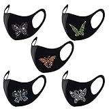 Adults Face_Mask Women's Rhinestone Drill