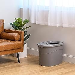 Amazon Basics Large Cat Litter Box with High