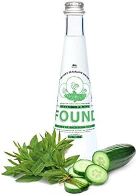 Found Infused Sparkling Water, Cucumber and Mint, 11.2 Fluid Ounce (Pack of 12)
