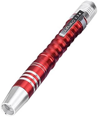 Medical Torch Pen Light LED Nurse Penlight Medical Measurements 180Lumens for Doctor Stethoscope Healthcare Nursing School Students Red