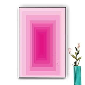 Framed Canvas Wall Art for Living Room, Bedroom Abstract House Canvas Prints for Modern Home Decoration Ready to Hang - 16"x24" inches