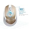 Wireless Mouse for Laptop Silent Cordless USB Mouse Wireless Optical Computer Mouse, 6 Buttons, AA Battery Used,1600DPI…