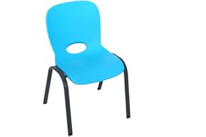 Lifetime 80472 Kids Stacking Chair (4 Pack), Glacier Blue
