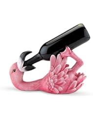 True Fabrication 5302 Polyresin Flirty Flamingo Bottle Holder, Multi Color