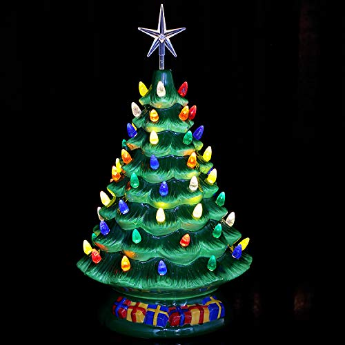 Gejoy 150 Pieces Ceramic Christmas Tree Replacement Lights, Multi Color