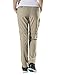 Makino Women's Convertible Quick-Drying Hiking Pants M131612006 Khaki US Small(Asian L)