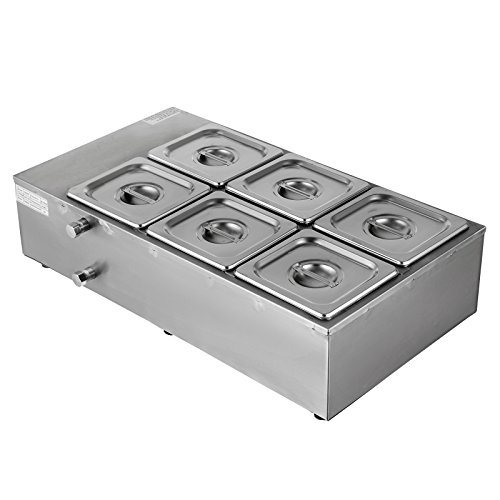 image for BestEquip 26.45LB Capacity Chocolate Tempering Machine 1000W 6 Pots Me