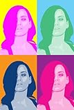 KATY PERRY singer celebrity MULTIPLE IMAGE pop art poster BRIGHT 24X36 new
