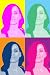 KATY PERRY singer celebrity MULTIPLE IMAGE pop art poster BRIGHT 24X36 new