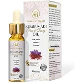 Kumkumadi Moisturizing, hydrating, brightening Face and Body and oil/tailam for Dry Skin | Daily Moisturizer | Mineral Oil-Free | Fragrance Free | 1 Ounce | Ancient Glow Serum, oil for hyperpigmentati