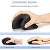 Wireless-Bluetooth-Ergonomic-Mouse-Jelly-Comb-24G-Wireless-Bluetooth-40-Dual-Mode-Vertical-Mouse-with-3-Adjustable-DPI-10001600-2400-Black Wireless Bluetooth Ergonomic Mouse, Jelly Comb 2.4G Wireless + Bluetooth 4.0 Dual-Mode Vertical Mouse with 3 Adjustable…