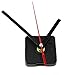 OHTOP DIY Quartz Wall Clock Movement Mechanism Repair Parts Kit Black + Hands Simple