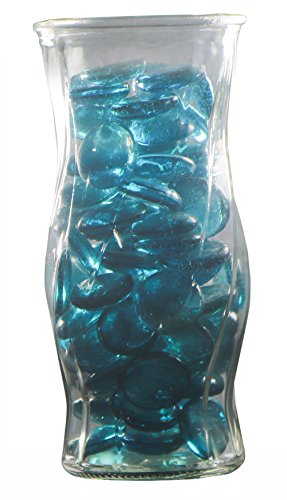 Classic Glass Gems for Vase Filler, Table Scatter and Beautiful Accents (28-32mm, Aqua Marine) - Thumbnail 3