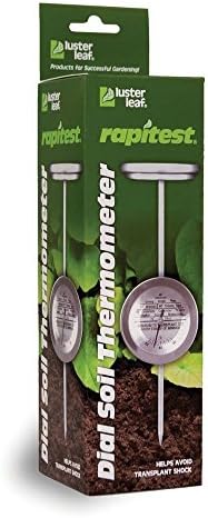6 inches probe stainless steel dial soil thermometer for seed starting and transplanting