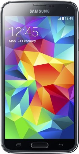 Samsung Galaxy S5 SM-G900F 16GB Factory Unlocked Cellphone International Version, Retail Packaging, Black