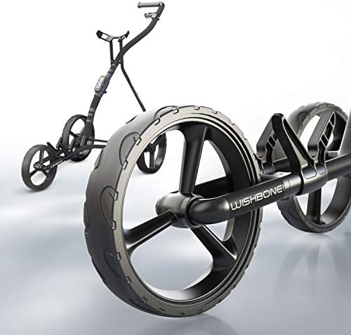 Golf Trolley, Push-Pull Golf Cart | Wishbone One Megalite, 3 Wheel