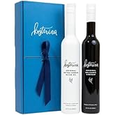 Kosterina Extra Virgin Olive Oil & Balsamic Vinegar Gift Set | Greek EVOO + Modena Balsamic | Polyphenol Rich Olive Oil from Koroneiki Olives | High Antioxidant Oil Gift Set (12.7 oz | Set of 2)