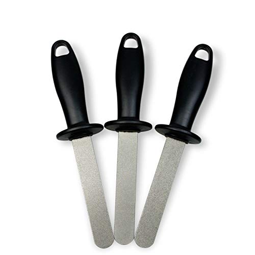 Doubled-sided Diamond Knife Sharpener File for Garden Tools 200# 400# Grit LX-1408 Abrasive Tools - Thumbnail 3
