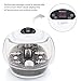 Foot Spa/Bath Massager with Heat Bubbles Vibration 3 in 1 Function, 4 Masssaging Rollers Pedicure Tired Feet Stress Relief Help Sleep Home Use