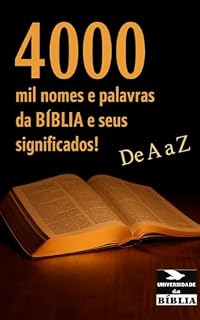 Livro 4.000 nomes bíblicos e seus significados