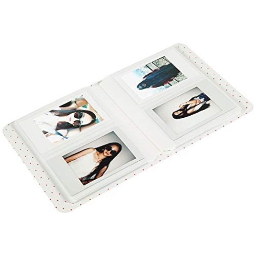 Quality Photo Instax Mini Photo Album. 64 Pocket Polaroid Mini Pocketsize Album. Compatible with Fuji Mini Instax Camera Films. (Smokey White) - Thumbnail 3