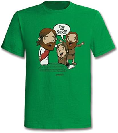 Fish Shticks That Was Sick Funny Adult Christian T-Shirt (Medium)