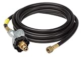 Mr. Heater F273077  12-Feet Hose/Regulator Assembly, P.O.L. and Hand Wheel x 3/8-Inch Female Pipe Thread,Multicolored,Regular