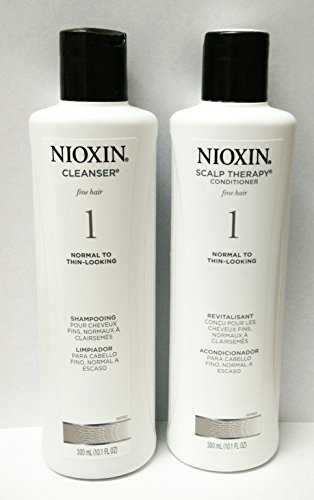 Nioxin System 1 Cleanser & Scalp Therapy 10.1oz (300ml) Duo