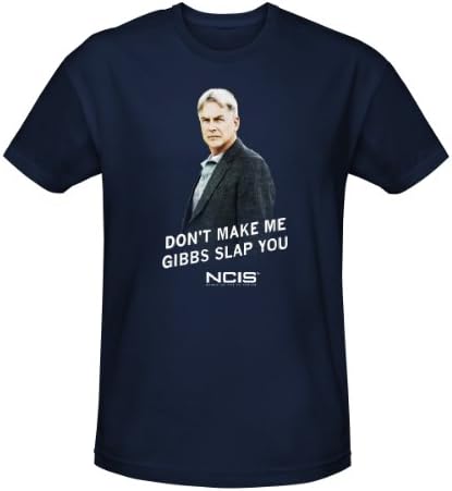 NCIS Unisex Gibbs Slap T-Shirt Navy Large
