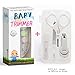 Qvene USA | Pro Baby Nail File | Electric Baby Nail Trimmer - Includes 4pc Baby Nail Clipper Kit Baby Nail Trimmer - Baby Registry - Newborn Babies