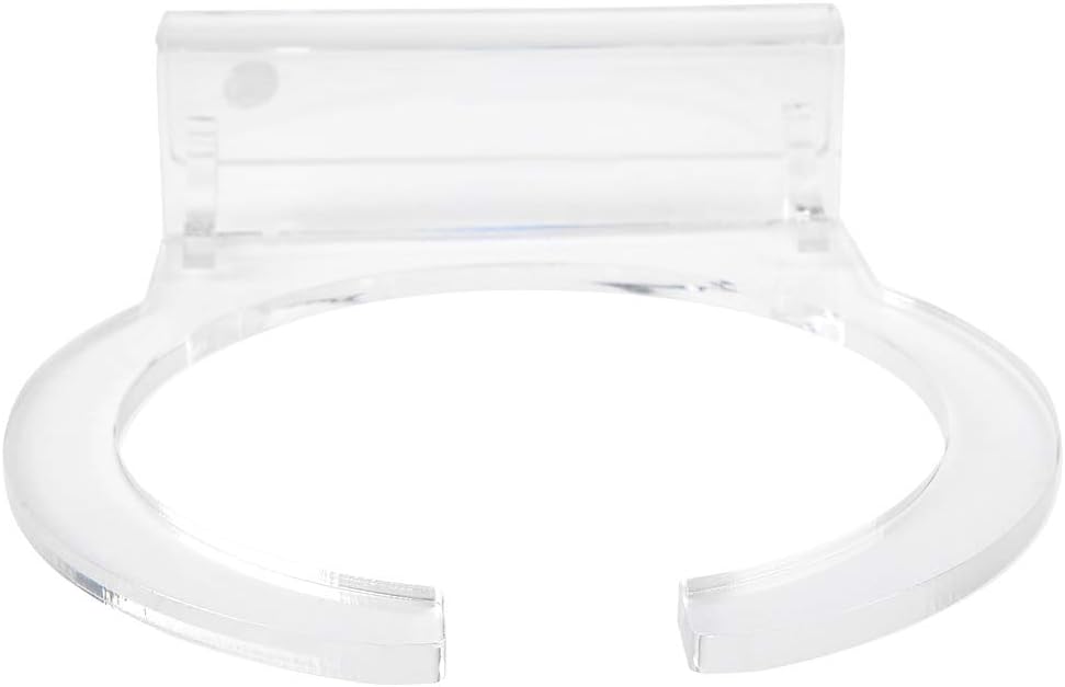 Tianhaik 4in/7inch Aquarium Filter Sock Holder Acrylic Pre Filter Bag Mount Bracket Fish Tank Sump Filter Holder