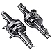 Hobbypark 1 Piece Front / Rear Aluminum Axle Housing (Shell Only) for Redcat Everest Gen7 PRO / Sport Replacement of 706010 (Dark Grey)