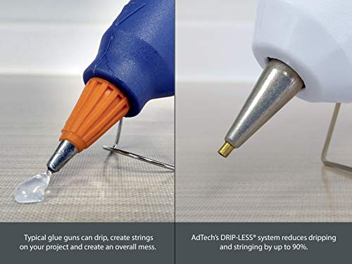 Award-Winning AdTech W9202 Drip-Less Mini Size High Temp Hot Glue Gun - Up To 90% Less Drips & Strings