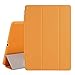 BESDATA Ultra Thin Magnetic Smart Cover [Wake/Sleep Function]& Translucent Back Case for 2014 Apple iPad Air 2 + Screen Protector + Cleaning Cloth + Stylus (Orange)