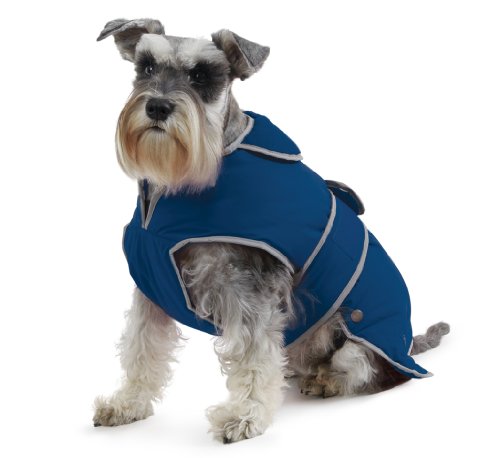 Ancol Muddy Paws Stormguard & Fleece Lining Coat Blue Small