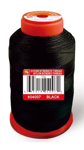 Beauty Town High Strength Nylon Bonded Thread 50g [Black]