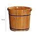 Footbath，Solid Wood Natural Thicken Foot Basin，Foot Basin Wooden Bucket，Foot Spa Wooden Tub，Solid Wood Foot Basin，Foot Bath Tub，feet Soaking Tub