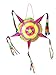 Small Colorful Foldable Cardboard Star Pinata - Ideal for Mexican Party Decorations